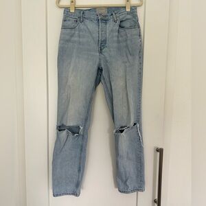 everlane cheeky 90’s 100% organic cotton denim